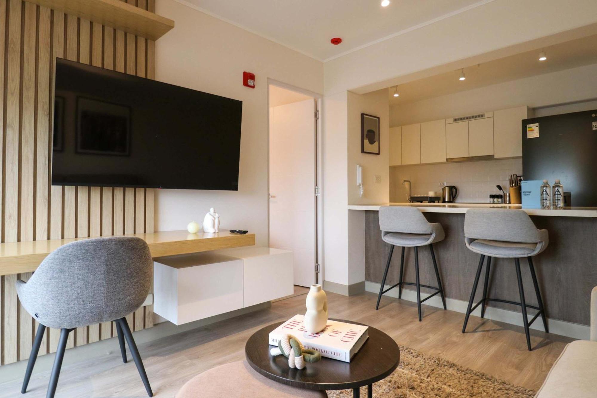 Radiant 1br With Fantastic View In Barranco *